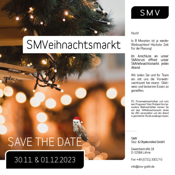 Save the Date SMVeihnachtsmarkt 2023